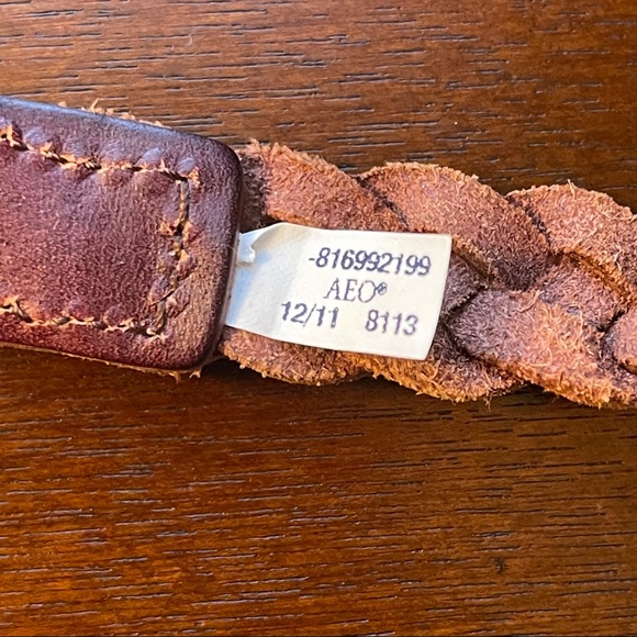 AEO Boho Braided Brown Belt - Picture 6 of 9